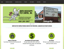 Tablet Screenshot of northmspestcontrol.com